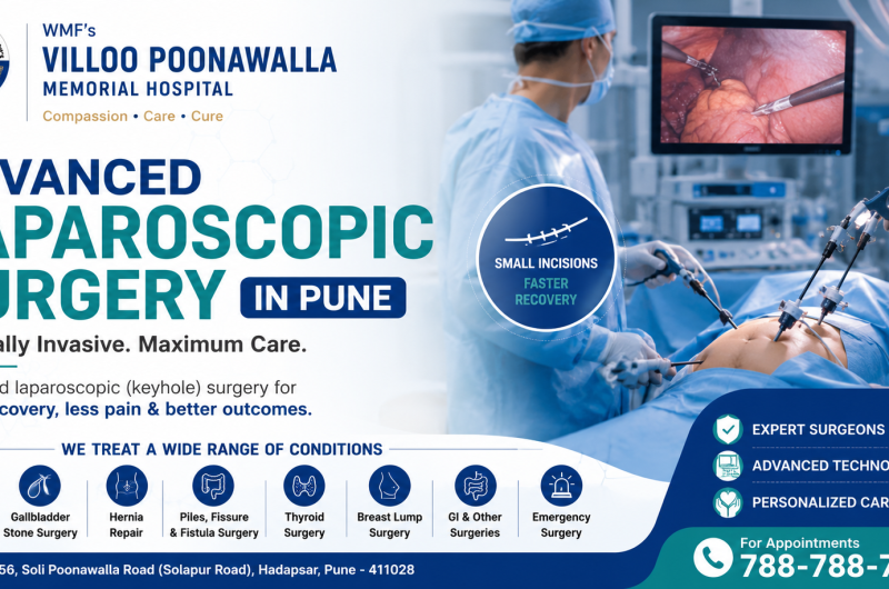 Advanced Laparoscopic Surgery in Pune | Best General Surgery Hospital in Hadapsar | Villoo Poonawalla Memorial Hospital